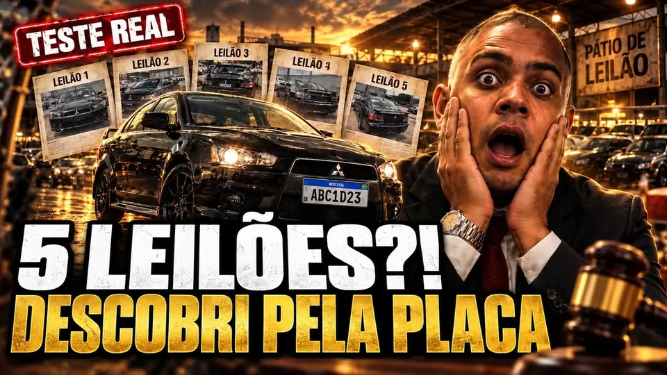 Dr. Gabriel Valério consulta pela placa se o carro passou por leilão, ao vivo
